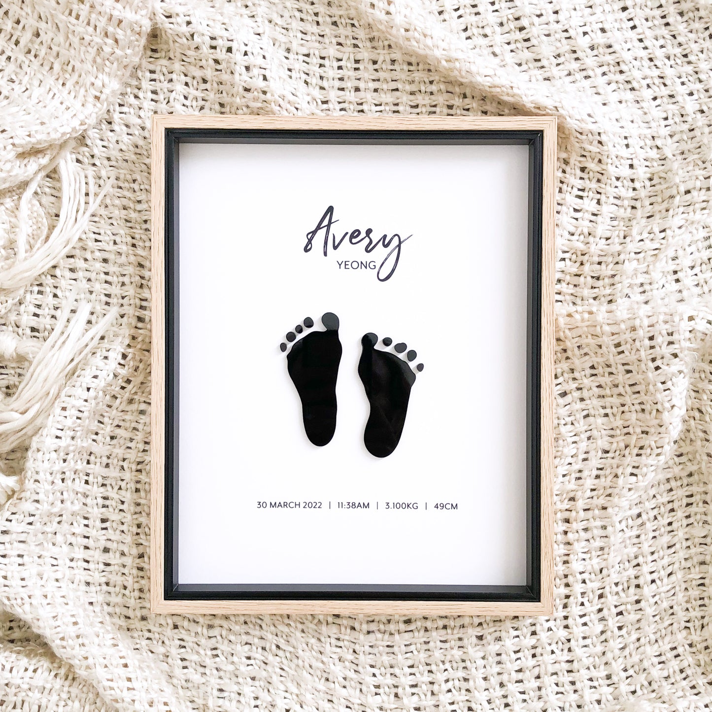 Small Birth Keepsake (8x10inch)